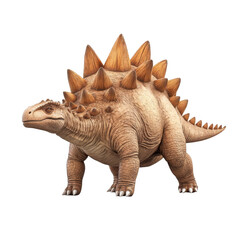 Naklejka premium Ancient Armored Dinosaur Prehistoric Creature Detailed 3D Render Paleontological Illustration