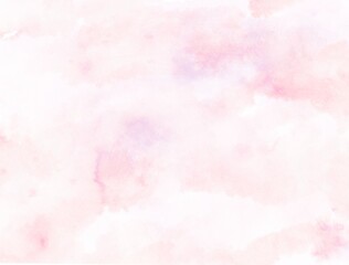 淡いピンクの水彩　背景壁紙	