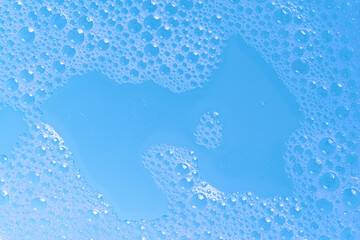 石鹸の泡の背景	