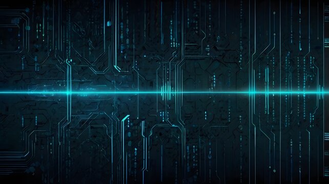 a HighTech binary code background