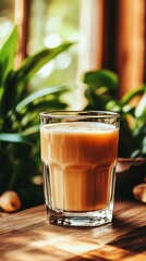Smoothie by Window, Sunny Day