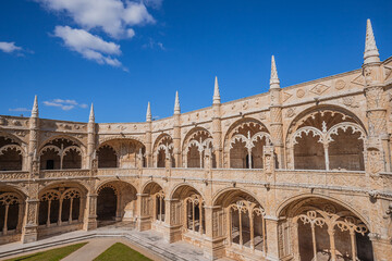 Obraz premium Jeronimos or hieronymites monastery, Lisbon, portugal
