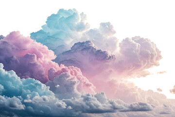 Fototapeta premium Colorful clouds floating in the sky during sunset