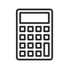 Calculator icon vector image. Suitable for mobile apps, web apps and print media.