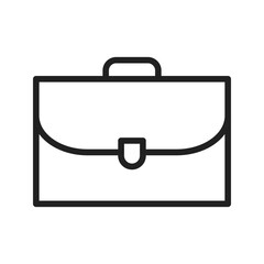 Briefcase icon vector image. Suitable for mobile apps, web apps and print media.