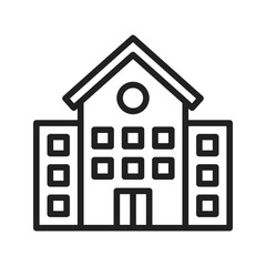 Accomodation icon vector image. Suitable for mobile apps, web apps and print media.