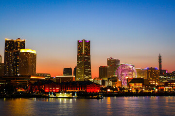 Obraz premium 横浜の夜景