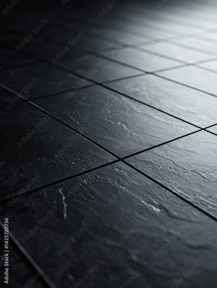 Aufkleber concept of travel where footsteps leave solar tiles in an otherwise dark environment conceptual phot