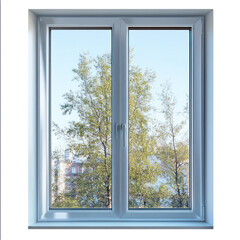 Fototapeta premium window in the blue sky