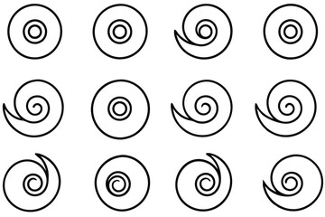 Swirls Unveiling Creative Designs in Modern Line Art