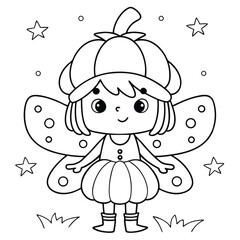 cute fairy coloring pages for kids