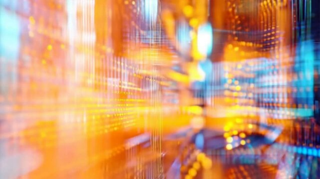 Vibrant abstract visual of data flow representing advanced technology and digital innovation in modern systems.