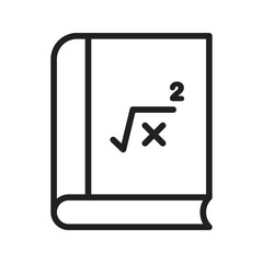 Algebra icon vector image. Suitable for mobile apps, web apps and print media.