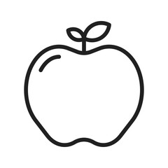 Apple icon vector image. Suitable for mobile apps, web apps and print media.