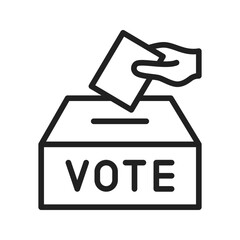 Ballot Paper icon vector image. Suitable for mobile apps, web apps and print media.