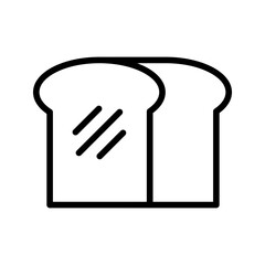 Bread icon vector image. Suitable for mobile apps, web apps and print media.