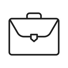 Briefcase icon vector image. Suitable for mobile apps, web apps and print media.
