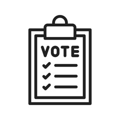 Clipboard icon vector image. Suitable for mobile apps, web apps and print media.