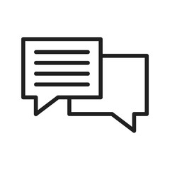 Communication icon vector image. Suitable for mobile apps, web apps and print media.