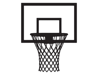 BASKETBALL HOOP SILHOUETTE