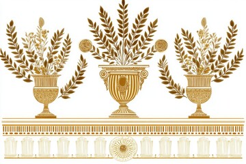 Flat-style modern illustrations of flowers, plant pots, and vases are employed as a design element in prints and ceramics, and also function as an emblem for events related to clay classes