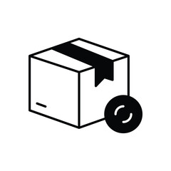 Recycle Delivery Vector icon