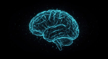 Fototapeta premium Abstract AI and Neural Network Concept