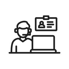 Membership icon vector image. Suitable for mobile apps, web apps and print media.