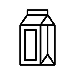 Milk Carton icon vector image. Suitable for mobile apps, web apps and print media.