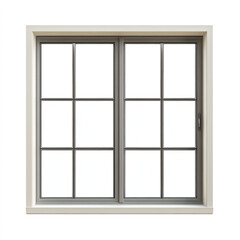 window on a white background