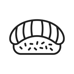 Nigiri icon vector image. Suitable for mobile apps, web apps and print media.