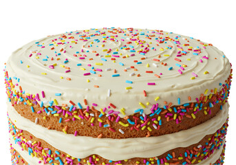 Delicious Birthday Cake with Sprinkles: Images, Recipes, and Ideas on Transparent  background