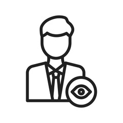 Oculist icon vector image. Suitable for mobile apps, web apps and print media.