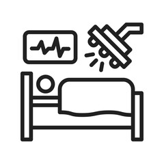Operating Room icon vector image. Suitable for mobile apps, web apps and print media.
