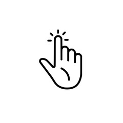 Fototapeta premium hand sign icon