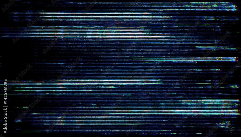 Poster glitch tv static noise texture background for digital art, web design, retro aesthetics, tech brandi