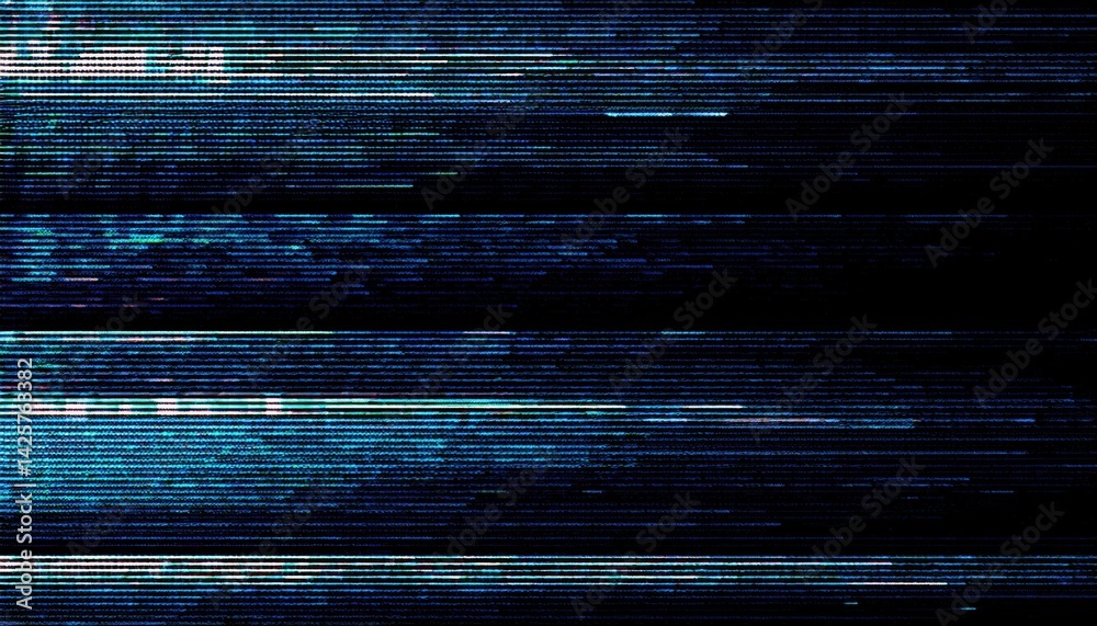 Poster  glitch tv static noise texture background for digital art, web design, retro aesthetics, tech branding and abstract visual media projects