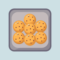 Fototapeta premium cookies on a plate