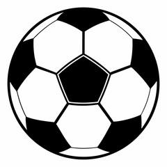 Fototapeta premium soccer ball on white background