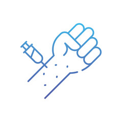 allergy test Vector icon