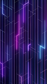 Neon Lines Falling Loop Background