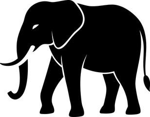 elephant silhouette vector