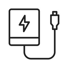 Power Bank icon vector image. Suitable for mobile apps, web apps and print media.