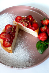 Mini Strawberry Cake with Fresh Toppings