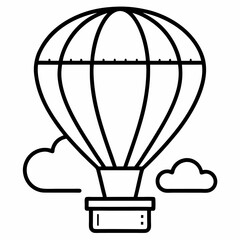 hot air balloon vector