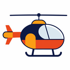 helicopter vector illustration