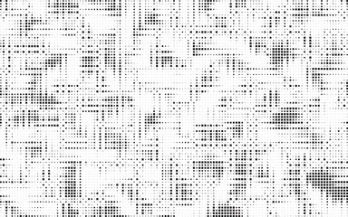 Grunge halftone black dot texture background. Halftone effect vector background. Vector illustrator.