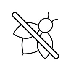 insect sting allergy Vector icon