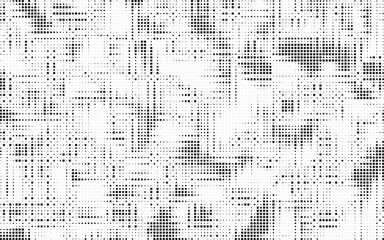 Grunge halftone black dot texture background. Halftone effect vector background. Vector illustrator.