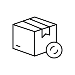 Recycle Delivery Vector icon